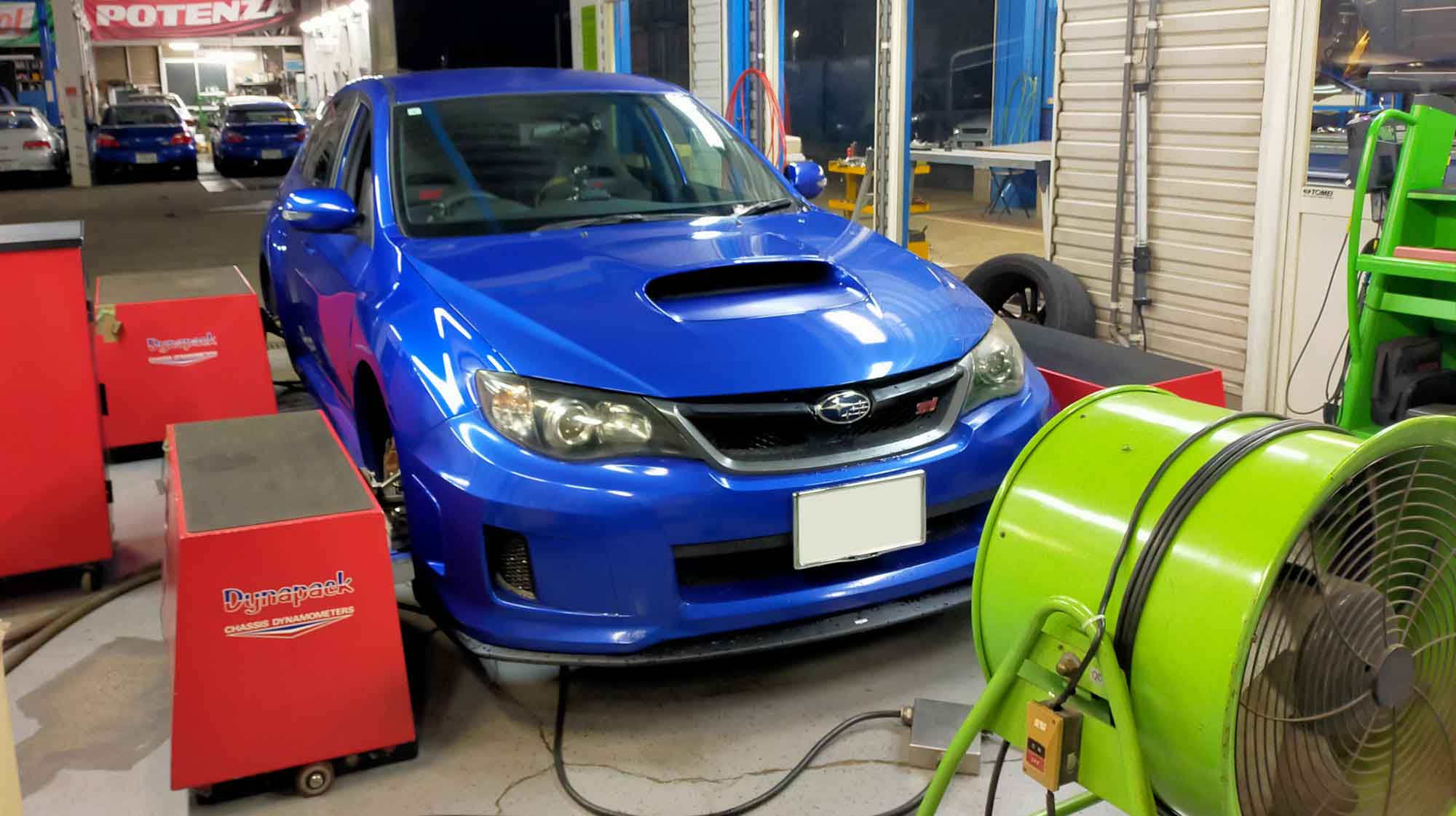 インプレッサGRBシャシーダイナモ